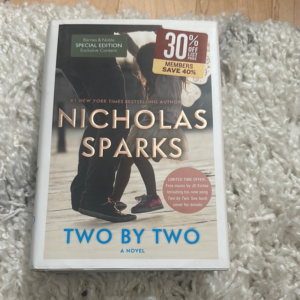 Two by Two Novel by Nicholas Sparks